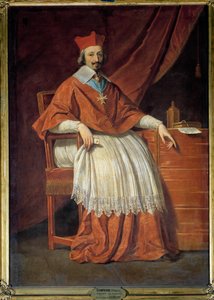 Pełnowymiarowy portret kardynała Richelieu (1585-1642) Obraz Philippe de Champaigne (1602-1674) autorstwa Philippe de Champaigne
