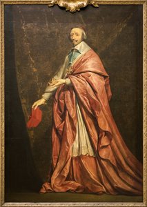 Portret Armanda Jean du Plessis kardynała de Richelieu (olej na płótnie) autorstwa Philippe de Champaigne