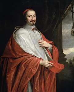 Portret kardynała Julesa Mazarina (olej na płótnie)