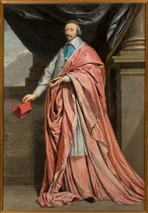 Portret kardynała Richelieu autorstwa Philippe de Champaigne