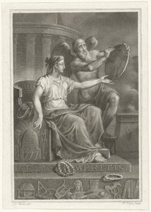 Symboliczne przedstawienie w 50. rocznicę Felixa Meritisa, 1827 autorstwa Philippus Velijn