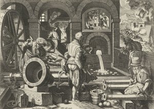 warsztat artyleryjski Nowe wynalazki i odkrycia (tytuł serii) Nova Reperta (tytuł serii)