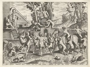 Bachanalia dzieci autorstwa Philips Galle