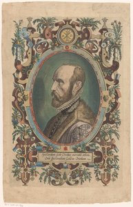 Portret Abrahama Orteliusa autorstwa Philips Galle