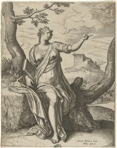 Sibille van Cumae Sybilla (tytuł serii) autorstwa Philips Galle