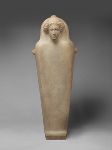 Marmurowy sarkofag antropoidalny, ok. 410 pne (marmur parian) autorstwa Phoenician