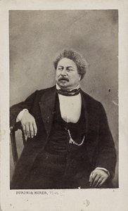 Autor Alexandre Dumas ojciec 1802-1870, 1870. autorstwa Photo studio Duroni and Murer.