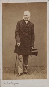 Portret kompozytora Gustawa Vogta 1781-1870. autorstwa Photo studio Legé and Bergeron.