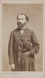 Portret kompozytora Prospera Pascala 1825-1880, ok. 1930 r. 1875. autorstwa Photo studio Legé and Bergeron.