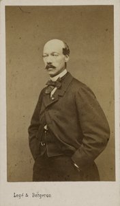 Portret kompozytora Alexandre Batty 1816-1902, ok. 1930 r. 1880. autorstwa Photo studio Legé and Bergeron.