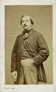 Portret pianisty i kompozytora Félixa Le Couppey 1811-1887. autorstwa Photo studio Legé and Bergeron.