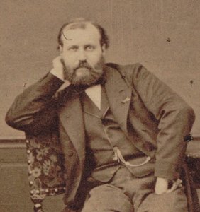 Portret kompozytora Charlesa Gounoda 1818-1893, 1875. autorstwa Photo studio Mayer and Pierson.