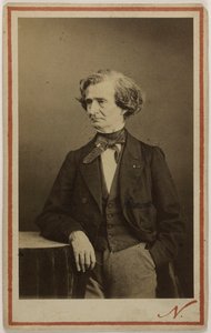 Portret kompozytora Hectora Berlioza 1803-1869, ok. 1860.