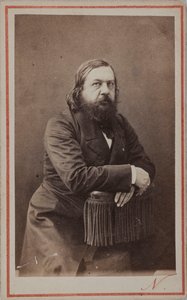 Portret poety Théophile Gautiera 1811-1872, 1872.