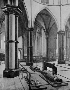 Wnętrze kościoła Temple, City of London, c1905 1906