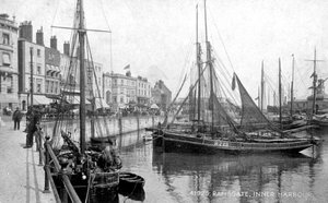 Port wewnętrzny w Ramsgate w hrabstwie Kent, początek XX wieku.