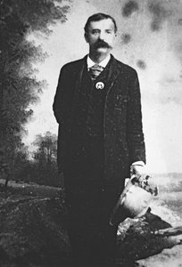 Henry „Heck” Thomas (1850-1912) (zdjęcie czarno-białe)