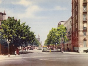 Collins Street, Melbourne (kolorowe zdjęcie) autorstwa Photographer Australian