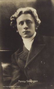 Percy Grainger, urodzony w Australii kompozytor, aranżer i pianista (1882-1961) (zdjęcie czarno-białe) autorstwa Photographer Australian