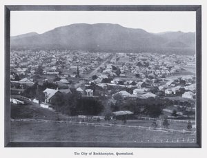 Miasto Rockhampton, Queensland (zdjęcie czarno-białe) autorstwa Photographer Australian