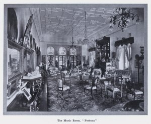 Sala Muzyczna „Fortuna” (zdjęcie czarno-białe) autorstwa Photographer Australian
