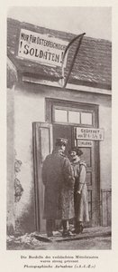 Burdel zastrzeżony dla austriackich żołnierzy (zdjęcie czarno-białe)