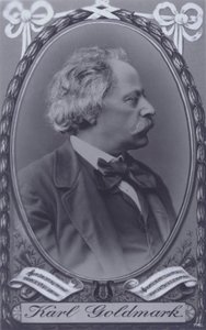 Karl Goldmark, węgierski kompozytor (czarno-białe zdjęcie)