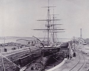 Kanada: HMS "Kanada" (zdjęcie czarno-białe) autorstwa Photographer Canadian