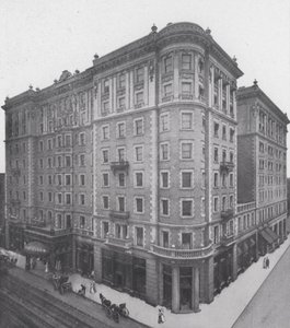 King Edward Hotel, Toronto (zdjęcie czarno-białe) autorstwa Photographer Canadian