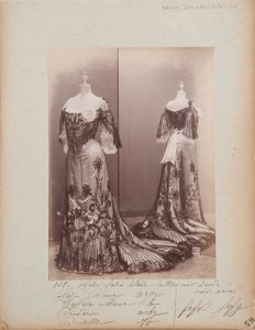 Strona albumu: House of Worth, suknia balowa autorstwa Photographer French