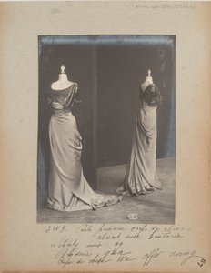 Strona albumu: House of Worth, suknia balowa autorstwa Photographer French