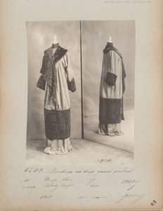 Strona albumu: House of Worth, Płaszcz autorstwa Photographer French
