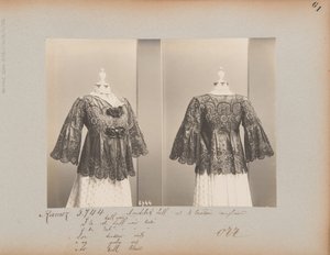 Strona albumu: House of Worth, Kurtka (Mantelet) autorstwa Photographer French