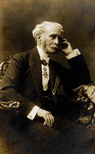 Portret Francois Stephen Emile Liegeard (1830-1925), francuski pisarz, poeta i polityk - Fotografia, Coll. Baussy autorstwa Photographer French