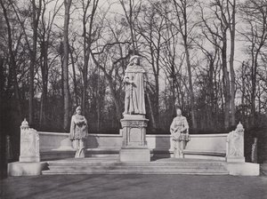 Pomnik w Siegesallee, elektor Fryderyk I (zdjęcie czarno-białe) autorstwa Photographer German