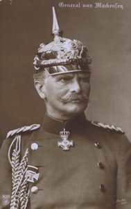 Feldmarszałek August von Mackensen, niemiecki dowódca wojskowy I wojny światowej (zdjęcie czarno-białe)