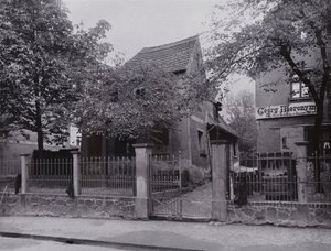 Lipsk: Schillerhaus w Gohlis (zdjęcie czarno-białe) autorstwa Photographer German