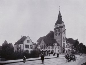 Lipsk: Ogród Zoologiczny (zdjęcie czarno-białe) autorstwa Photographer German