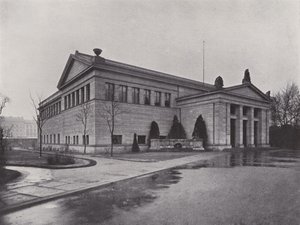 Muzeum Pergamońskie (zdjęcie czarno-białe) autorstwa Photographer German