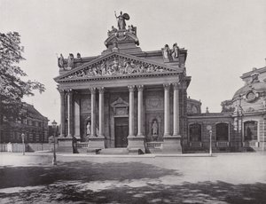 Portal Akademii Sztuki (zdjęcie czarno-białe) autorstwa Photographer German