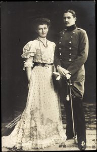 Książę Eitel Fryderyk Pruski, Sophie Charlotte autorstwa Photographer German
