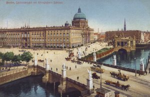 Schlossbruecke i Pałac Królewski, Berlin, Niemcy (zdjęcie) autorstwa Photographer German