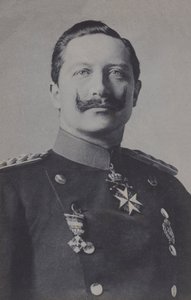 Wilhelm II, cesarz niemiecki (zdjęcie czarno-białe) autorstwa Photographer German