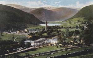 Irlandia: Glendalough, hrabstwo Wicklow (kolorowe zdjęcie)