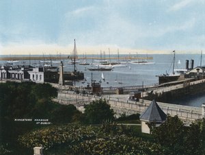 Port Kingstown, Co Dublin (kolorowe zdjęcie) autorstwa Photographer Irish