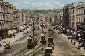 Irlandia Południowa: Patrick Street, Cork (kolorowe zdjęcie) autorstwa Photographer Irish