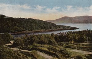Irlandia Południowa: Rzeka Blackwater w Kenmare, Hrabstwo Kerry (kolorowe zdjęcie) autorstwa Photographer Irish