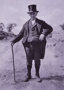 Południowoirlandzki dżentelmen, ok. 1910 (b/w zdjęcie) autorstwa Photographer Irish