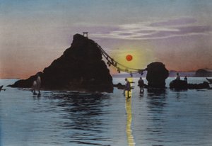 Japonia, ok. 1912: Futamigaura, Ise (zdjęcie) autorstwa Photographer Japanese