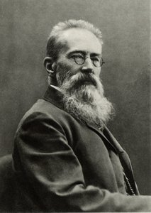 Nikołaj Andriejewicz Rimski-Korsakow (zdjęcie czarno-białe)